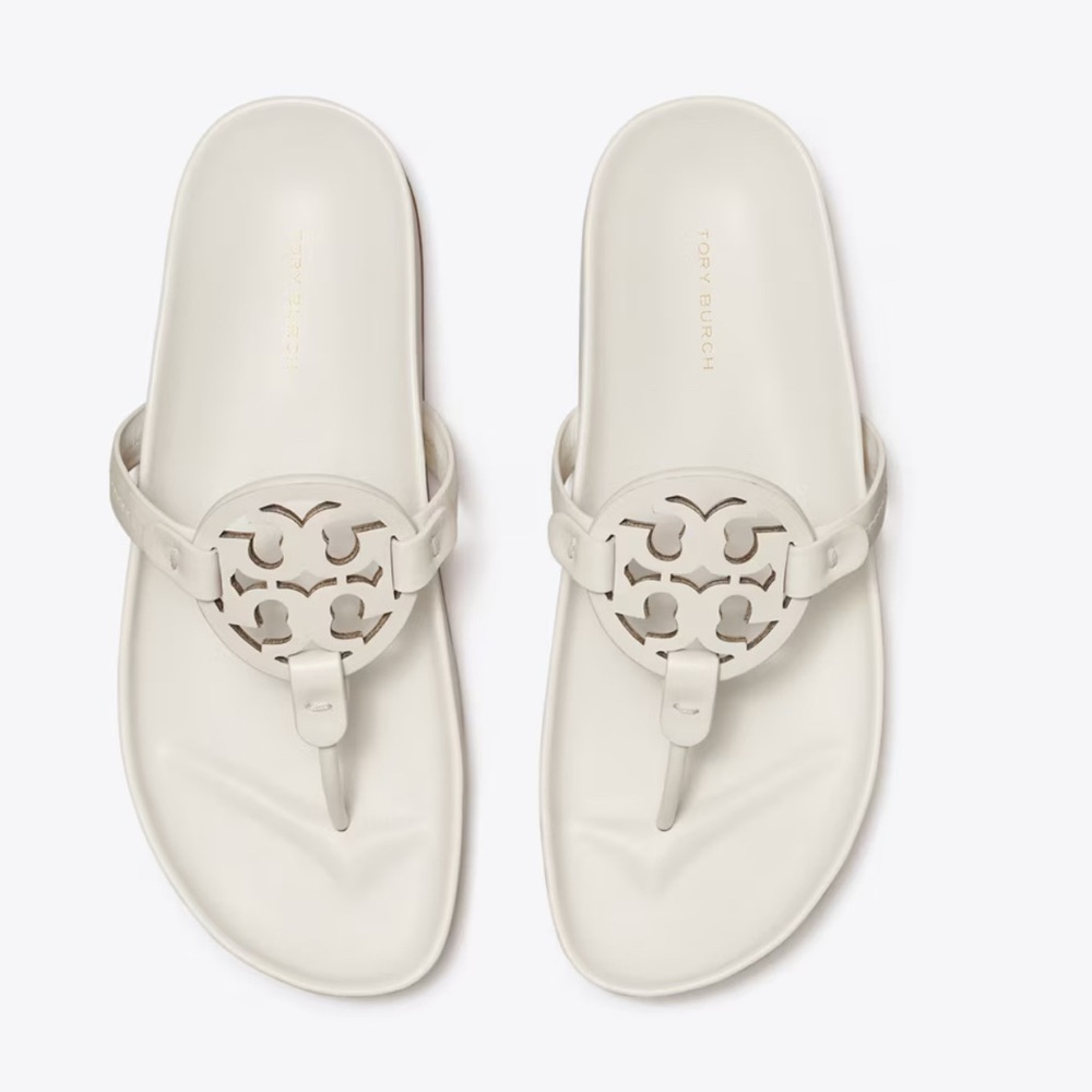 Tory Burch- White Miller Cloud Sandal- Size 8.5